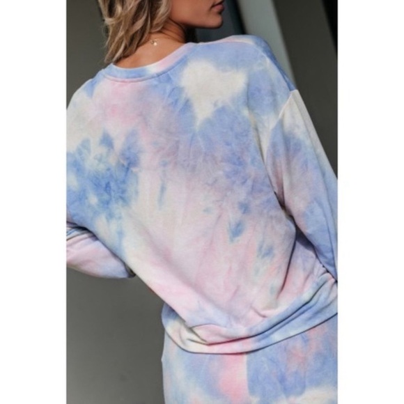Blue Tie-dye Loungewear Set - Picture 5 of 6